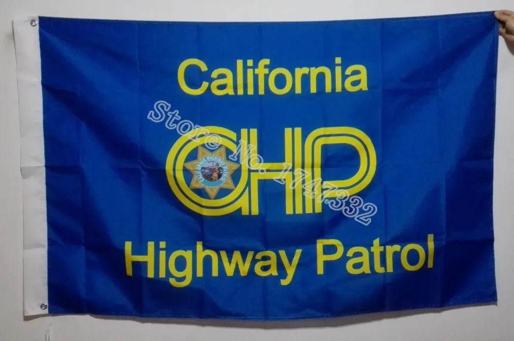 

California Highway Patrol Flag hot sell goods 3X5FT 150X90CM Banner brass metal holes