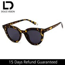 Dolce vision Панциря Черепахи солнцезащитные очки "кошачий глаз" женские солнцезащитные очкив ретро стиле фирменного дизайна оттенки высокое качество женские солнцезащитные очки Винтаж вогнуто-Выпуклое стекло, новинка