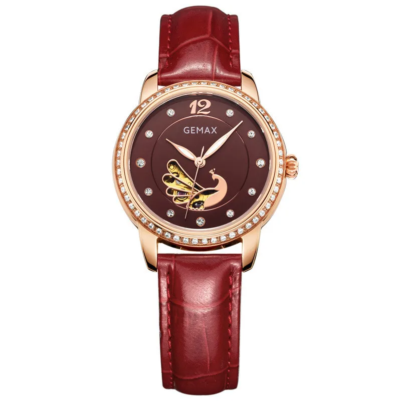 

Switzerland High Quality Ma'am Fully Automatic Mechanics Noctilucent Diamond Wrist Watch Woman Fund MX2172