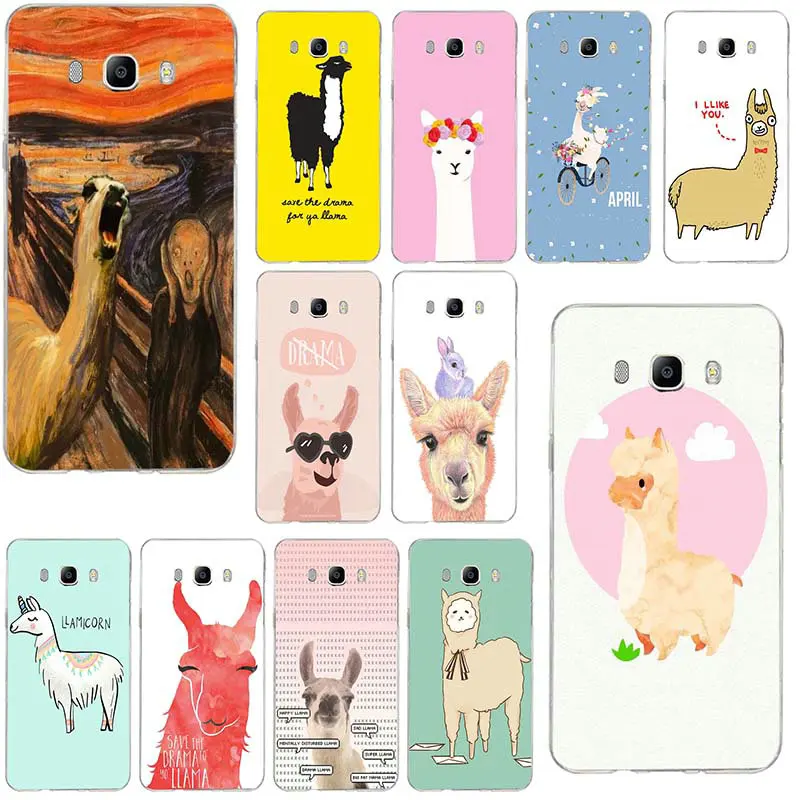 Soft TPU Silicon Phone Case for Samsung Galaxy Note 2 3 4 5 8 S2 S3 S4 S5 Mini S6 S7 S8 S9 Edge Plus Lovely Lama Llama Alpacas | Мобильные