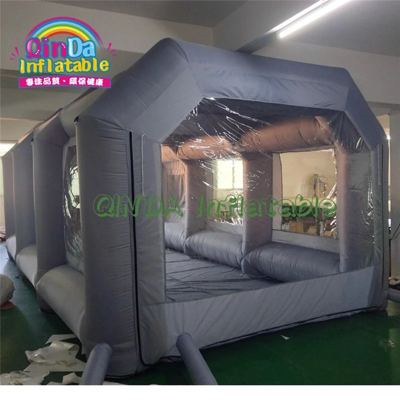  Custom 8m flitters mobile small used inflatable spray portable paint booth for car maintaining