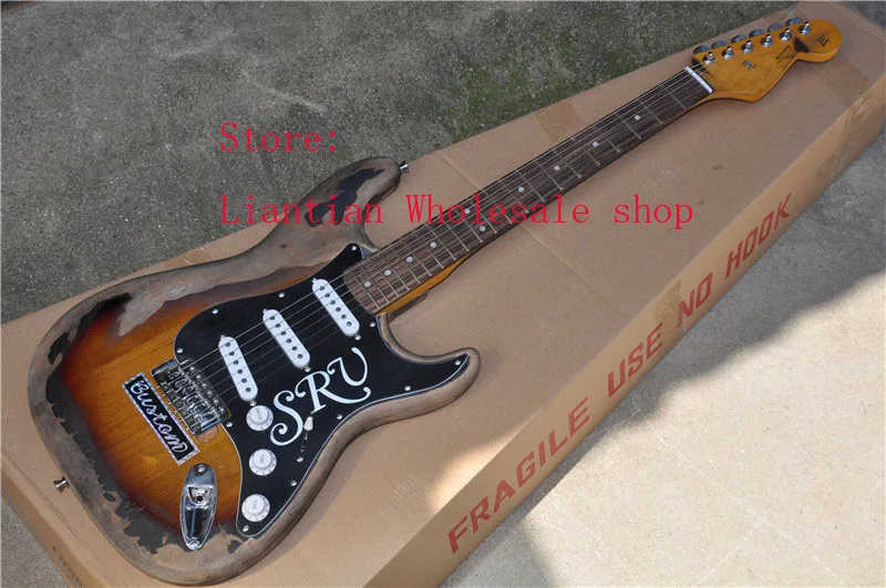

2019 Vintage Style custom shop limited edition Masterbuilt srv stevie ray vaughan tribute electric guitar free shipping -189-5