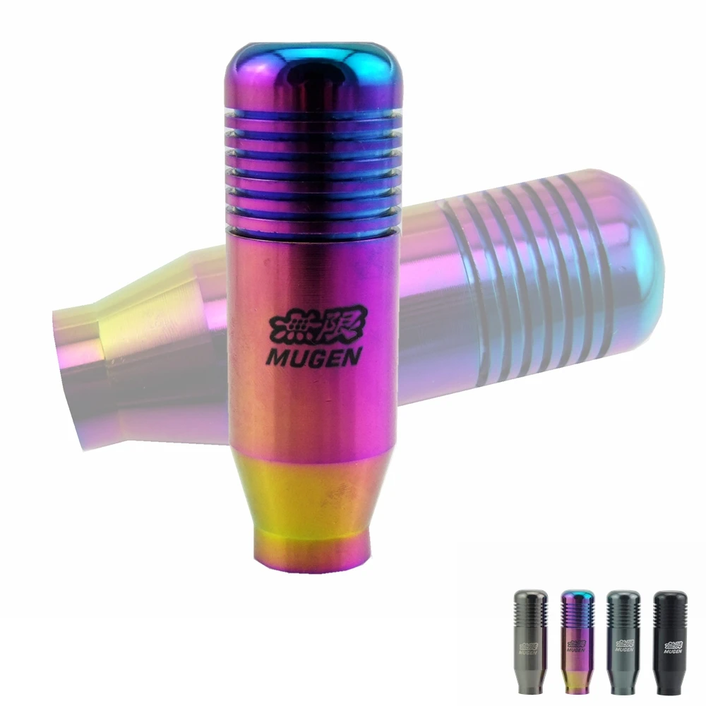 Racing M10X1.5 Aluminum Automatic Straight Mugen Gear Shift Knob for