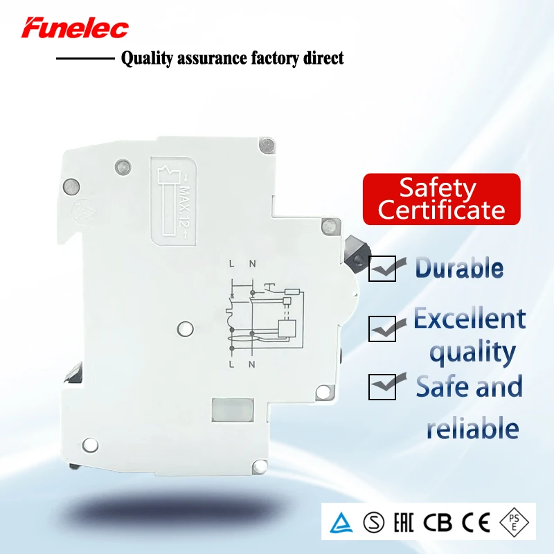 RCCB 1 P+ N 32A 30mA электромагнитный выключатель остаточной утечки RCBO тип A защита от остаточной утечки