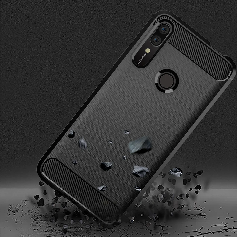 Чехол для Huawei P Smart Z силиконовая прочная броня мягкая задняя крышка чехол HUAWEI SMART