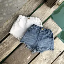 Новинка,, для мальчиков и девочек джинсовые шорты, летние модные шорты для девочек От 1 до 6 лет HQ790