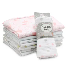 LionBear/детское муслиновое пеленание от 0 до 36 месяцев, хлопок, детские одеяла для новорожденных, 120*120, мягкая Пеленка, спальный мешок, банное полотенце