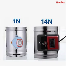 100-400 мм ОВК клапан Электрический воздуховод моторизованный демпфер для вентиляционной трубы клапан с 1N/14N привод AC220V AC24V DC12V DC24V