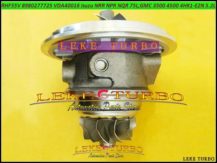 Turbo Cartridge CHRA Core HF55V 8980277725 8980277730 For ISUZU NRR NPR NQR 75L 06- For GMC Various 3500 4500 W-Series 5.2L 4HK1-E2N (2)