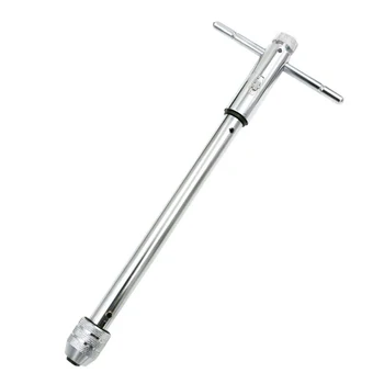 

New Adjustable Reverse M5-M12 T Handle Ratchet Wrench Metric Hand Tap Tool Wrench Tapping Threading Tool Set