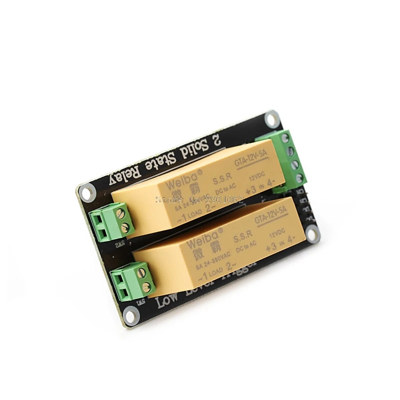 

New Channel SSR Solid State Relay High-low Trigger 5A 12V For  UNO R3 -B119