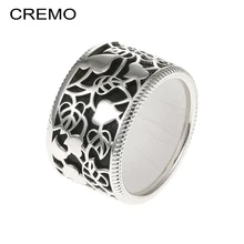 Cremo Eternal кольца с цветами Argent кожаные запонки кольца Les минималистичные Сменные элегантные Femme Bagues Art Nouveau Bijou кольцо