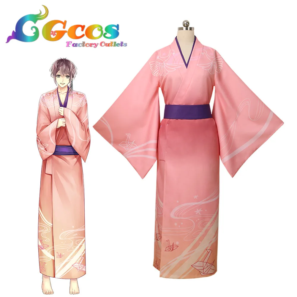 CGCOS Бесплатная доставка костюм для косплея IKEMEN SENGOKU Mori Ranmaru кимоно Хэллоуин