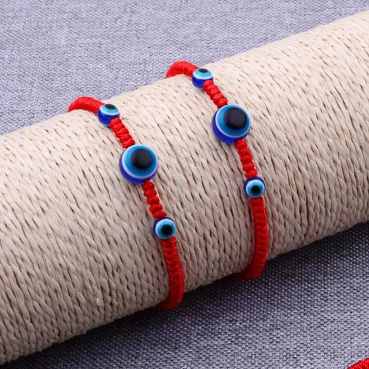 

Best gift Fashion blue eye lucky red thread bracelet