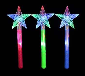 

36cm led glow stick Star LED Sticks Light-Up Wands Festival wedding Party Decoration Concert Prop Bar toy Christmas