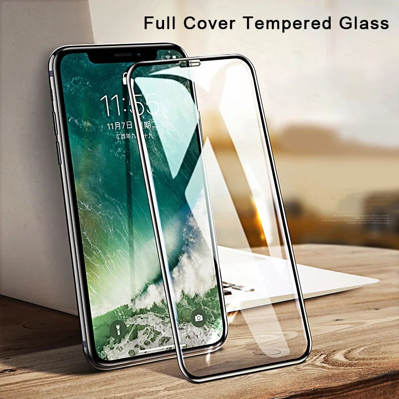 10D закаленное стекло для iPhone 6 S 7 8 Plus X на XR XS MAX защита экрана 10 Защитная стеклянная