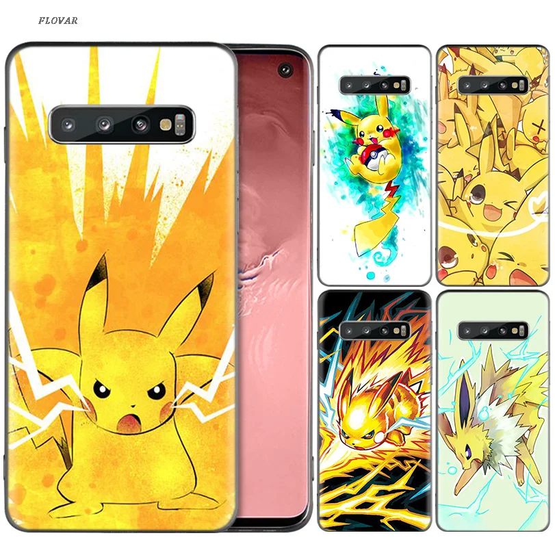 

Pocket Monsters Pokemons Pikachus Silicon Case For Samsung Galaxy A70 A60 A50 M40 M30 S10 Plus S10E M20 M10 A40 A30 A20 A10 A20E