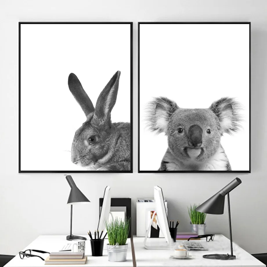 Panda Bunny Koala Wall Art Canvas Painting Animal Posters And Prints Kids Bedroom Nordic Canvas Pictures For Living Room Decor Panda Bunny Koala Wall Art Canvas Painting Animal Posters And Prints Kids Bedroom Nordic Canvas Pictures For Living Room Decor