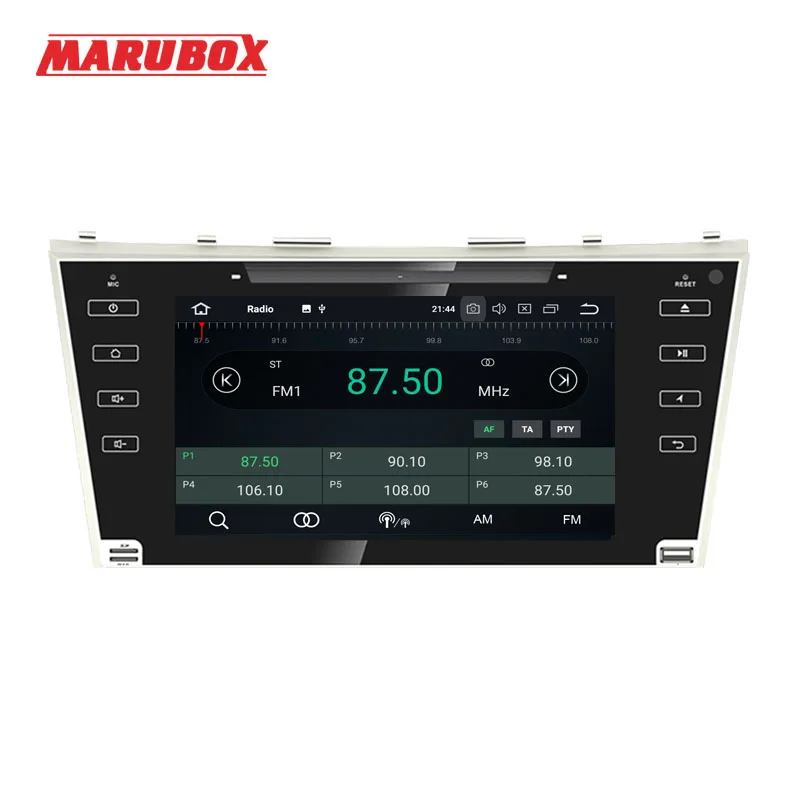 Perfect MARUBOX 2Din 4GB RAM 8core Android 8.0 Car Radio For Toyota Camry 2006-2011 GPS Navi Stereo Radio Car Multimedia Player 9A103PX5 1