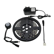 Motion Sensor LED Strip Waterproof 1-5m PIR LED Strip Whtie / Warm White with Automatic Shut Off Timer High Quality Bed Light