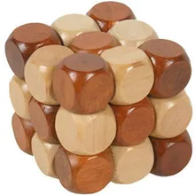 Классический деревянный кубик IQ головоломки Тесты разум Логические Паззлы игры для взрослых и детей