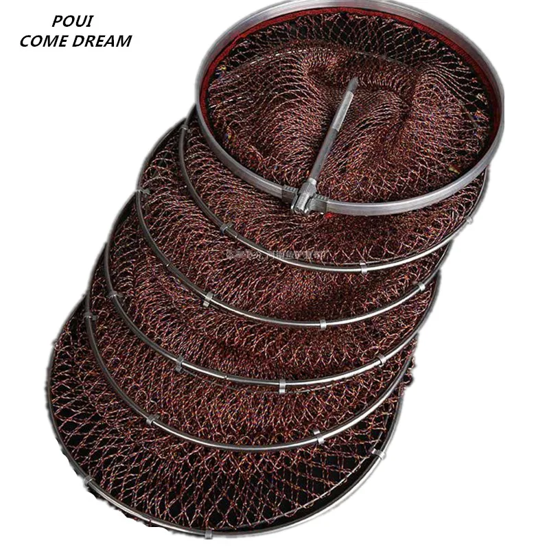 Bolsa de Pesca ao ar Suprimentos de Pesca Bolsa de Pesca Ferramenta de Pesca Forte Diâmetro Livre Rede 11 Tamanhos 33 Cm-45 cm