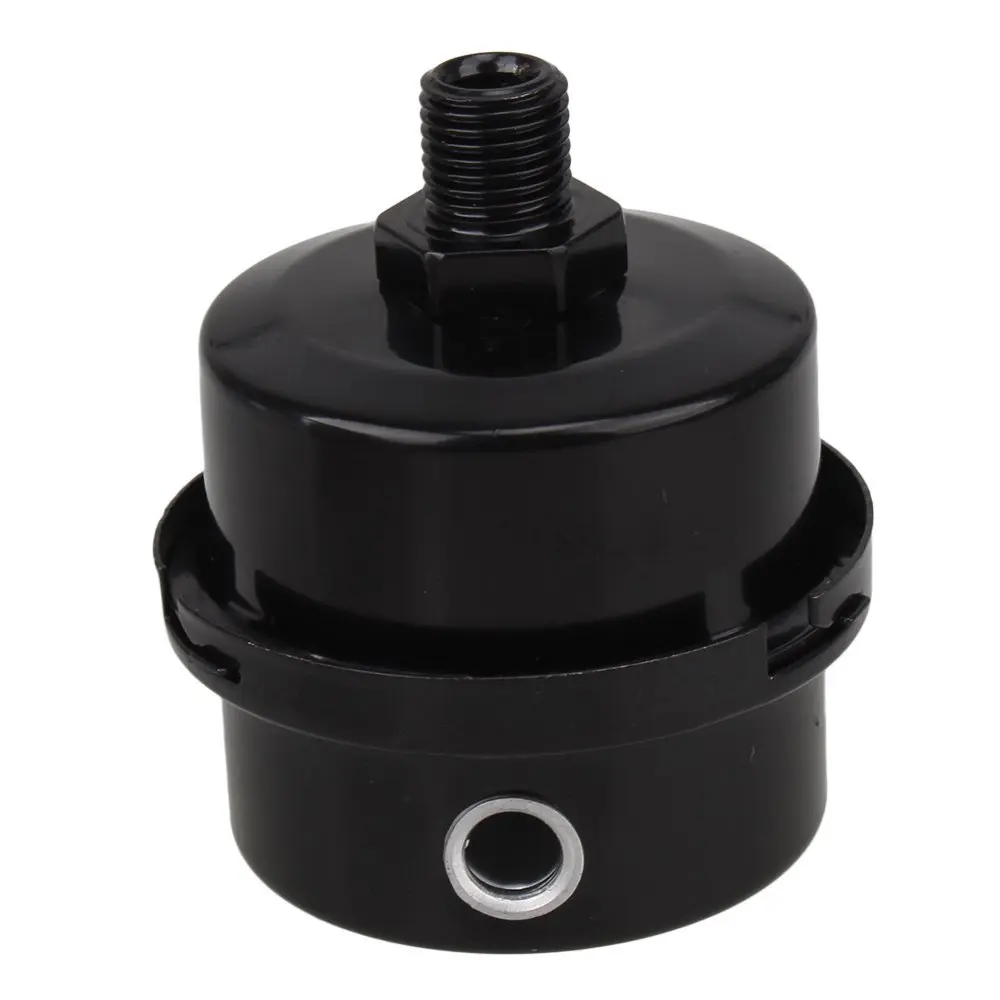 1/4PT 12.5mm Male Thead Dia Air Compressor Intake Filter Silencer