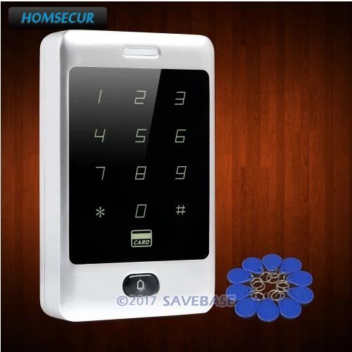 

HOMSECUR Waterproof Green Bronze 13.56Mhz IC Access Control with Metal Case+Backlight