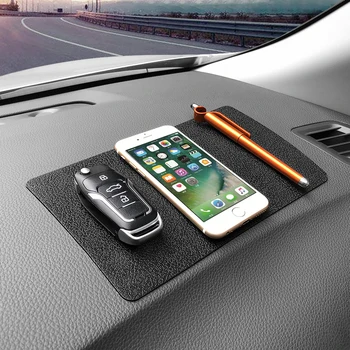 

Car Anti-Slip Mat Ornament Silicone Multi-function Non-slip Pad Dashboard Decoration Trim Key Glasses Cell Phone 22.5x14.5CM