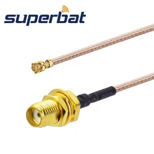 Superbat RF коаксиальный кабель IPX/u. fl на внутренний разъем SMA перемычка-хвостик RG178 20 см для wifi Mini-PCI с картой