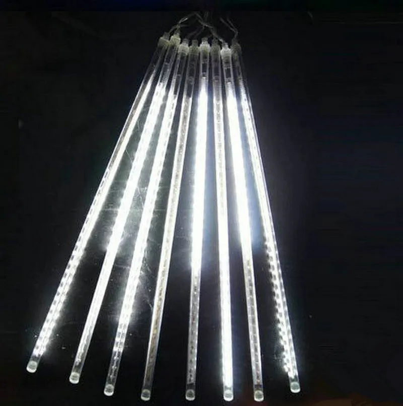 

50 см SMD3528 LED Метеоритный Дождь Снег дождь Душ свет каскадные вспышки свет 8 труб 512 светодиодов Рождество декор сада