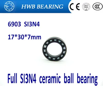

Free Shipping 6903 Full SI3N4 ceramic bearing SI3N4 full ceramic material 61903 17*30*7MM