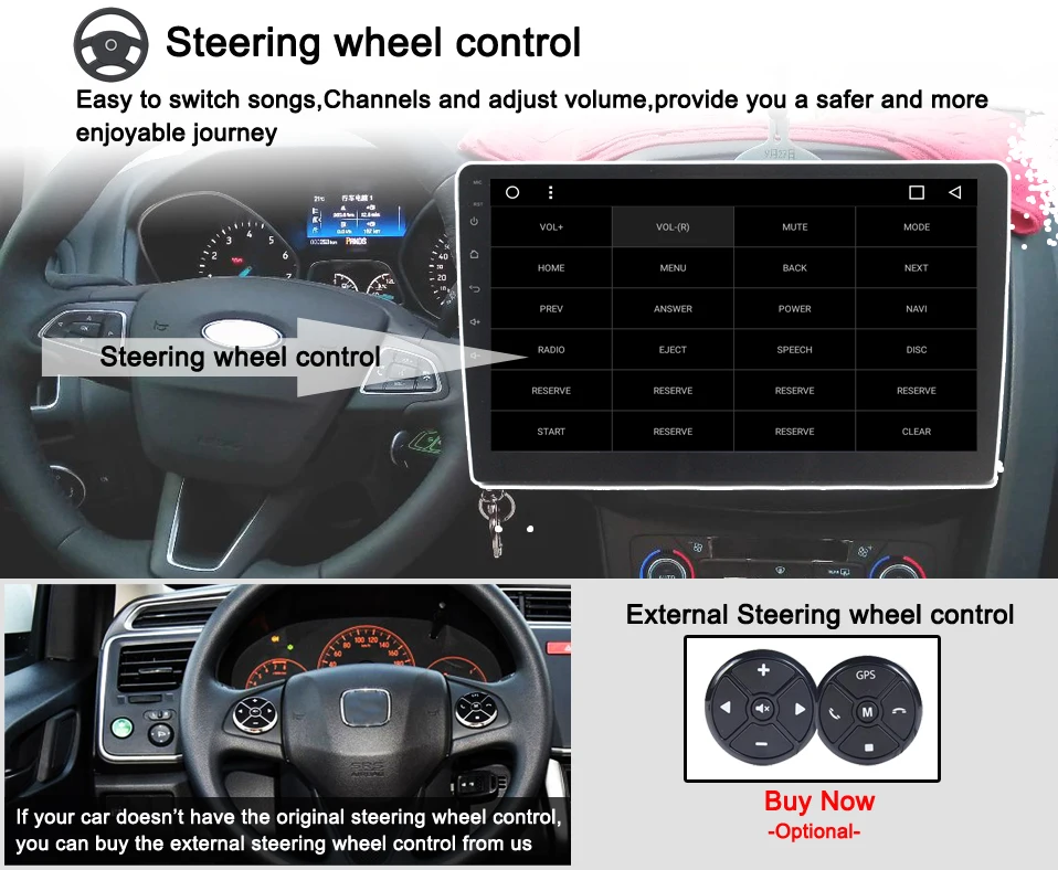 5 Steering wheel control