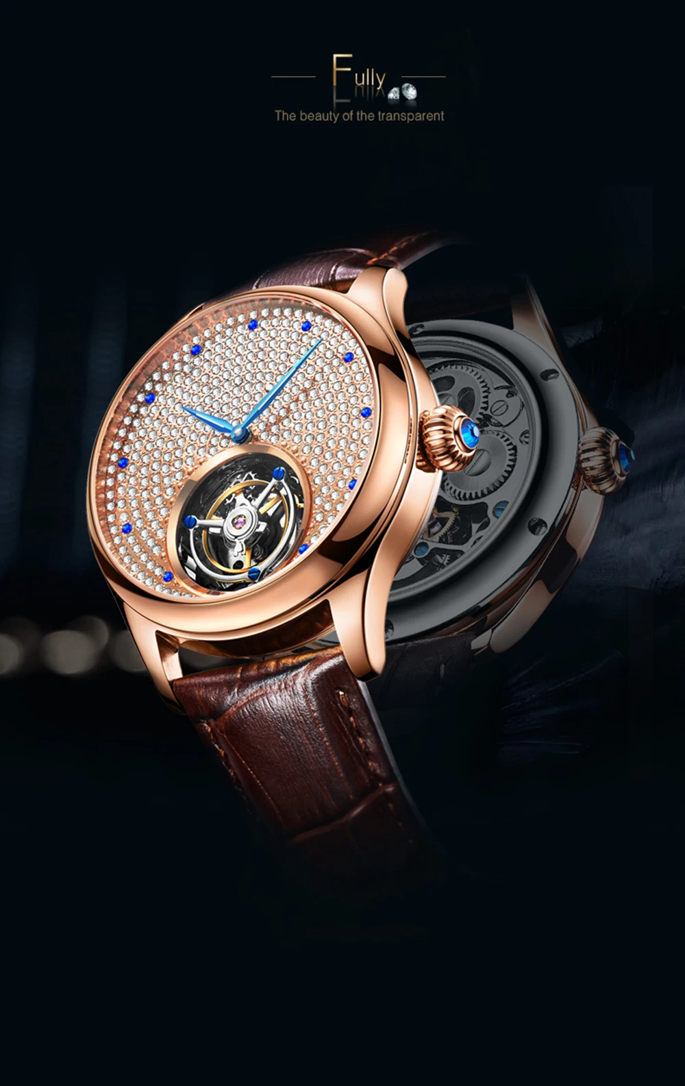 strass relógio masculino ouro relogio masculino