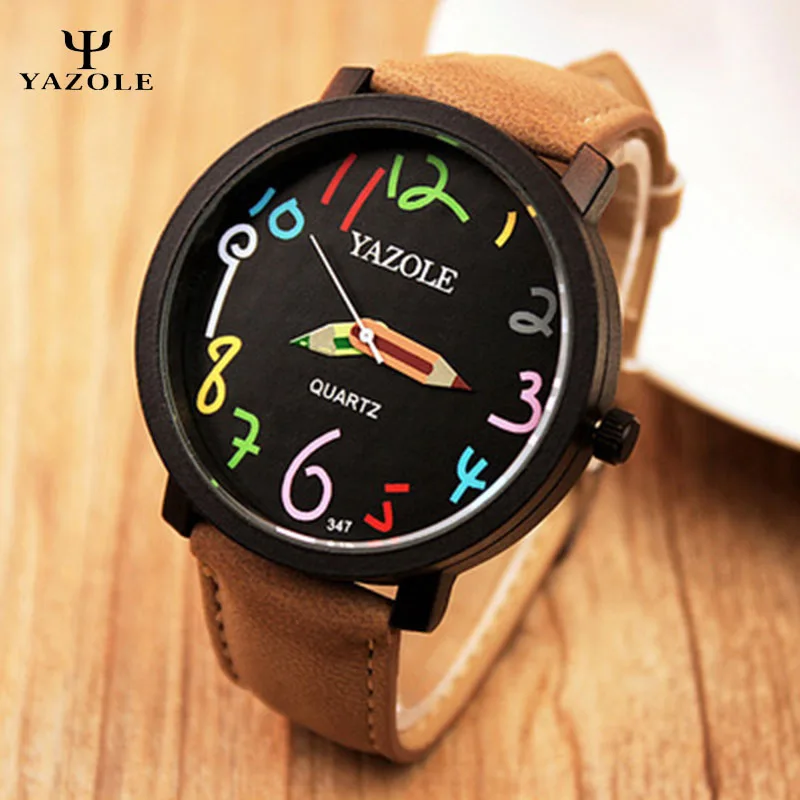 YAZOLE fashion & casual digit Quartz Watch Women Wrist Watches student watch Ladies Wristwatch Relogio Feminino relojes mujer