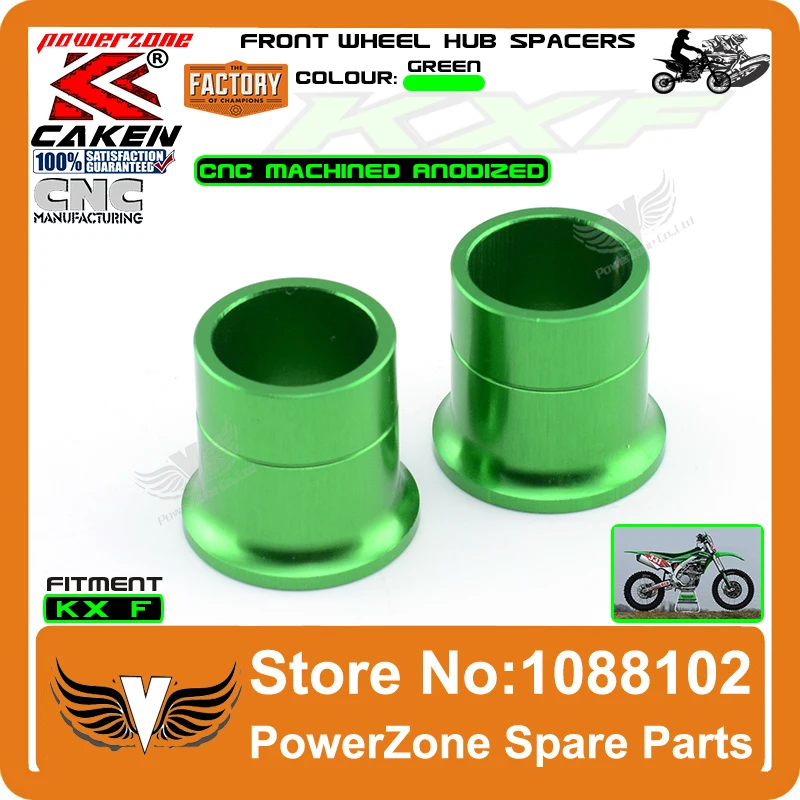 CNC Заготовка переднего колеса Ступицы Распорки подходит KX125 KX250 06 08 KXF250 KXF450 14