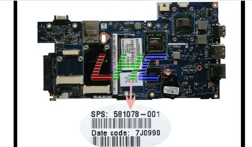 

581078-001 круг 5310 м Подключение платы к материнской плате