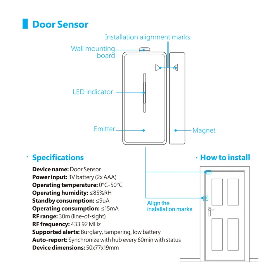 New Broadlink S2-HUB Security Alarm System Kit Detector Motion Sensor Door Window Alarm Remote Control For Smart Home Automation-9