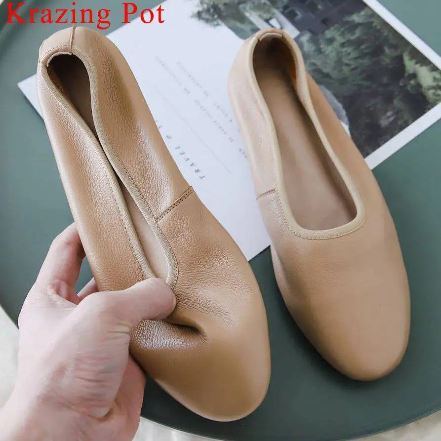 soft leather ballet slippers