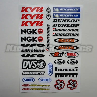Кунг-фу графика Универсальный мото наклейки комплект MX Наклейки Листы для Suzuki Мотокросс Supercross эндуро самоклеющиеся 18*26 см черный - Цвет: MSS (12)