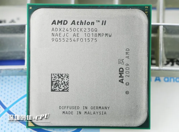 

Free shipping AMD Athlon II x2 245 AM3 2.9GHz 2MB bulk CPU 9.5 New guarantee 1 year shipping free scrattered pieces
