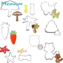 Рождественская серия из нержавеющей стали форма для печенья Форма для резки торта Форма для резки помады форма для резки рождественского тростника форма для MS-00113