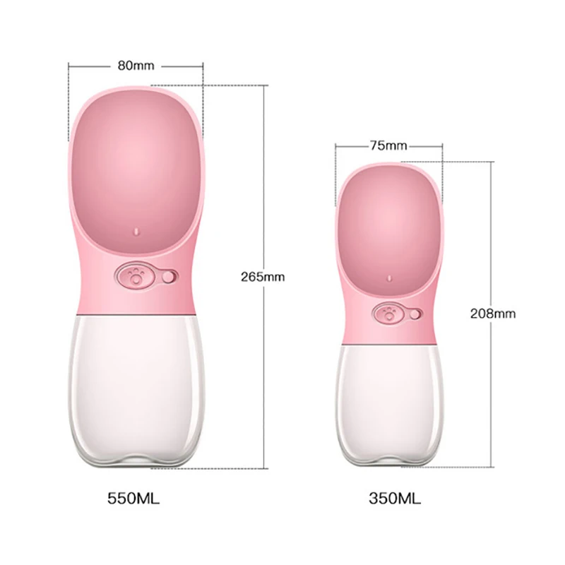 Портативная бутылка для воды домашних животных 350/550 мл|Кормление собаки| |