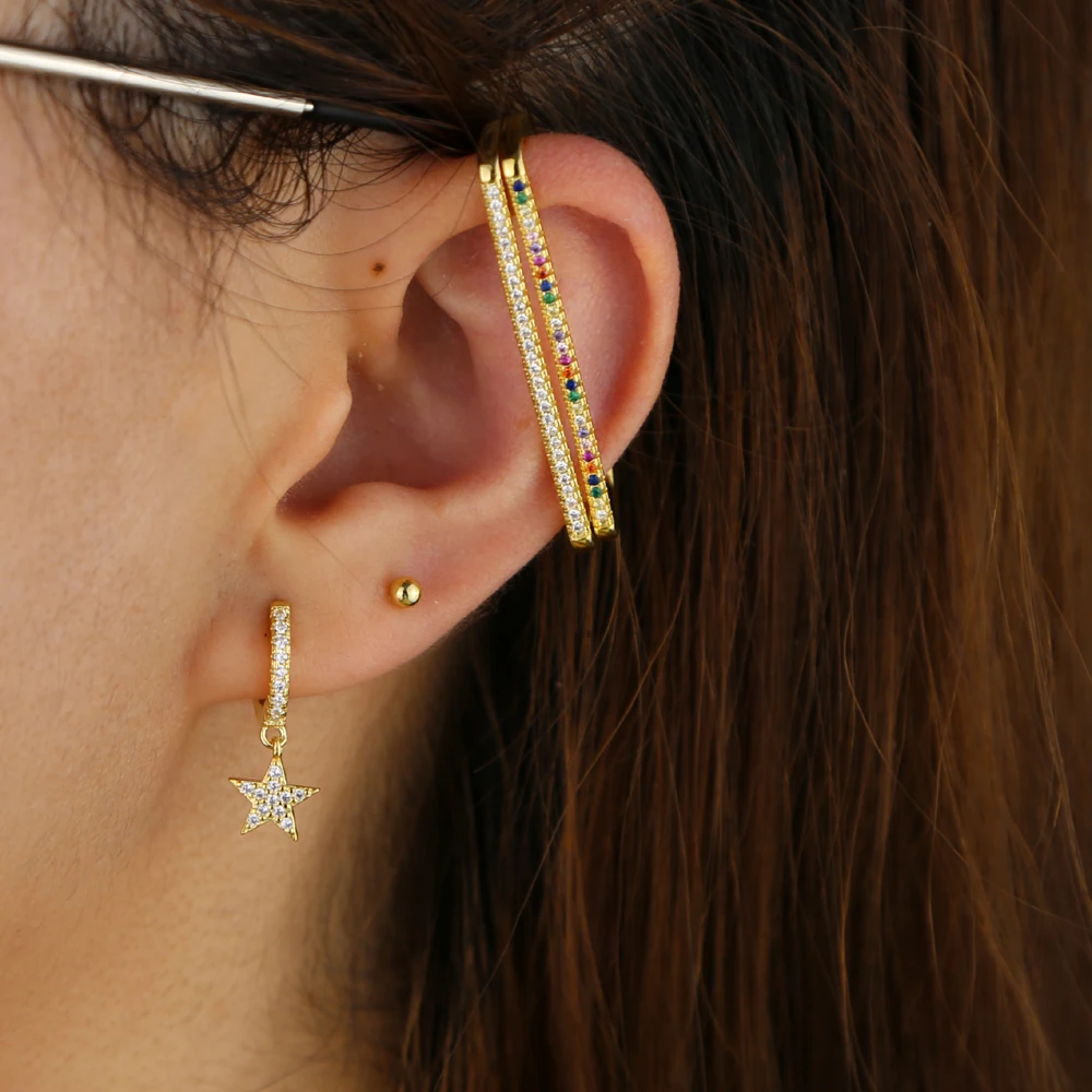 BRASS EAR CUFF  Y (6)