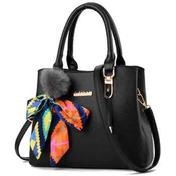 

Women Handbag PU Leather Big Bow Shoulder Bag Ladies Messenger Totes Casual Women Hand Bag bolsa feminina