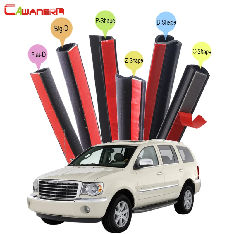 

Cawanerl For Chrysler Aspen PT Cruiser Whole Car Rubber Sealing Seal Strip Weatherstrip Kit Sound Insulation Seal Edge Trim