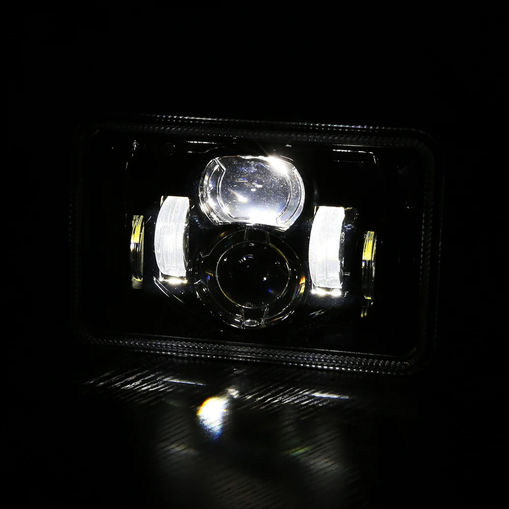 4x6 дюймов прямоугольный прожектор светодиодный грузовик фары Морской светодиодный налобный фонарь для Peterbilt Kenworth T800 T400 T600 W900B/L грузовик лампа