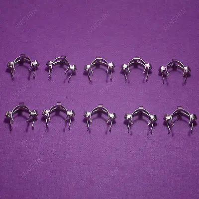 Stainless Steel Clip Keck Clamp 24# For 24/29 24/40 Glass Ground Joint 10Pcs/Lot lab clip