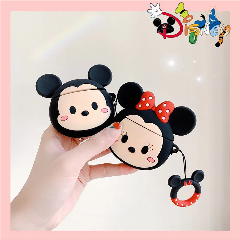 Новая модная Роскошная 3D милая мультяшная мышь для AirPods 2 Чехол, силиконовые беспроводные наушники для Airpods i10 i30 TWS, защитный чехол