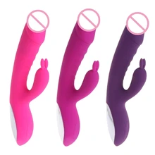15 Meters Remote Control Dildo Vibrator Stimulate G Spot Anal Mute Wearable Heating Sex Toys for Women Soft Silicone Vibrator
